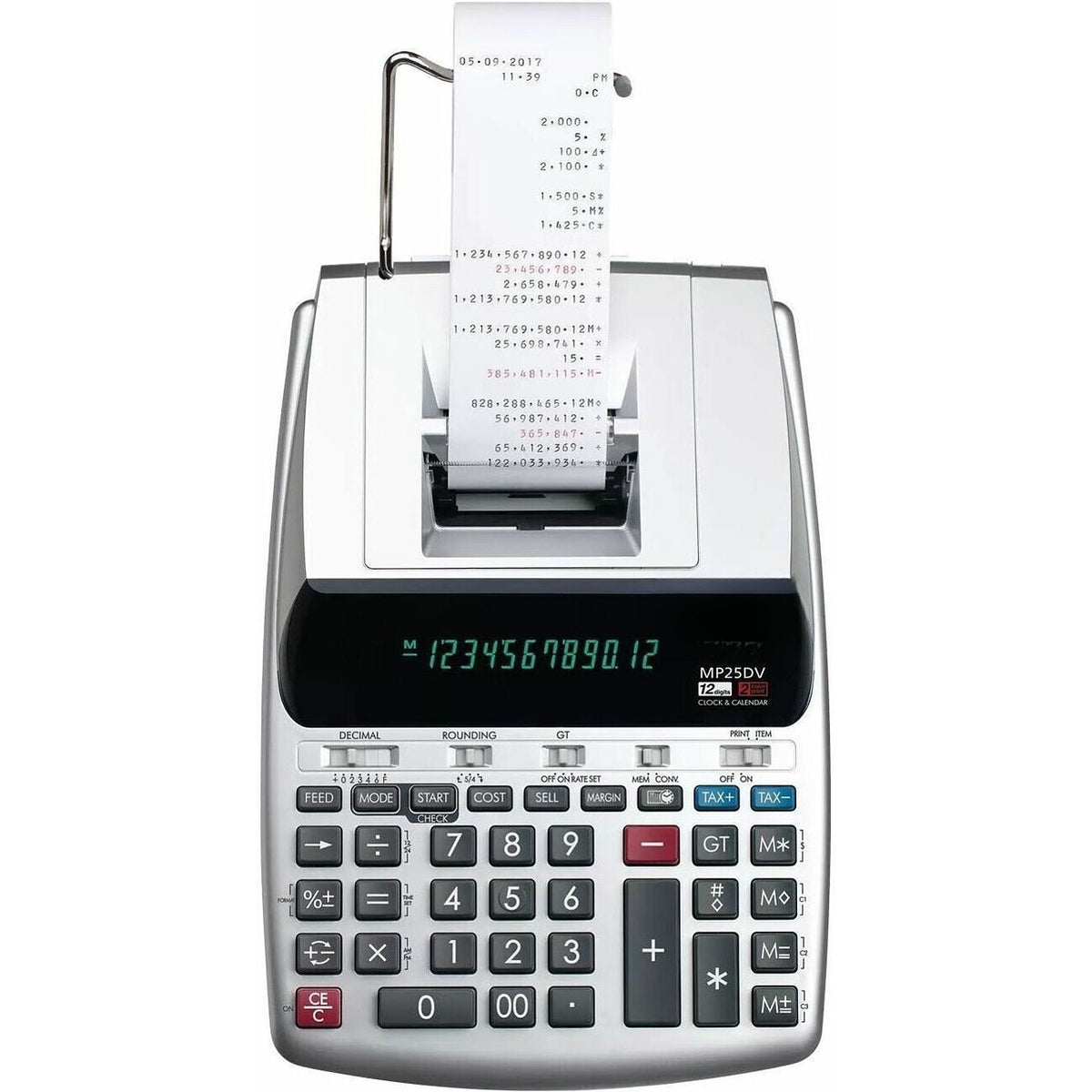 MP25DV-3 Printing Calculator front view