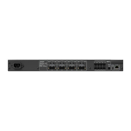 EA-COM-AMP-8D-80 rear panel