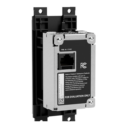 EA-COM-WP-MIC-WH rear with network port