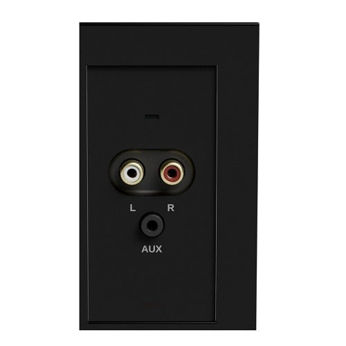 EA-COM-WP-RCA-BL with faceplate, front