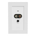 EA-COM-WP-RCA-WH input wall plate