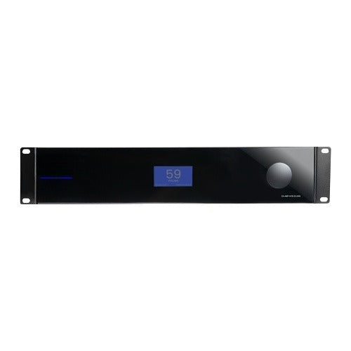 EA-HYB-AMP-2D-2400 amplifier front with rack ears
