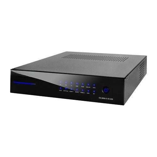 EA-MINI-5.1D-200 AV receiver angled view