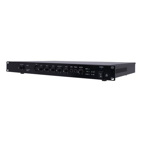 ECA-70MIXAMP-1-240D mixer-amplifier angled view