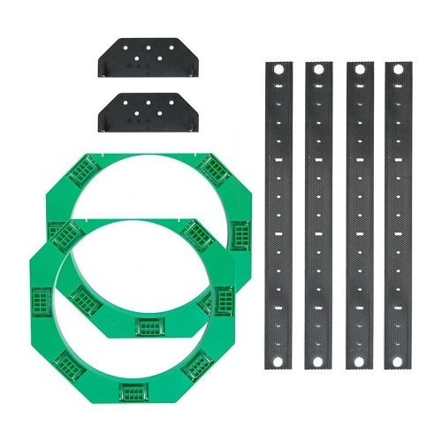 ES-ESS-BRKT-IC-6 brackets with rails and clips
