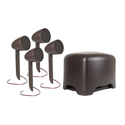 ES-TERRAIN-HSUB-4.1 satellites and hardscape subwoofer