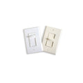 EVC-100S-WHLA sliding volume control in white and light almond