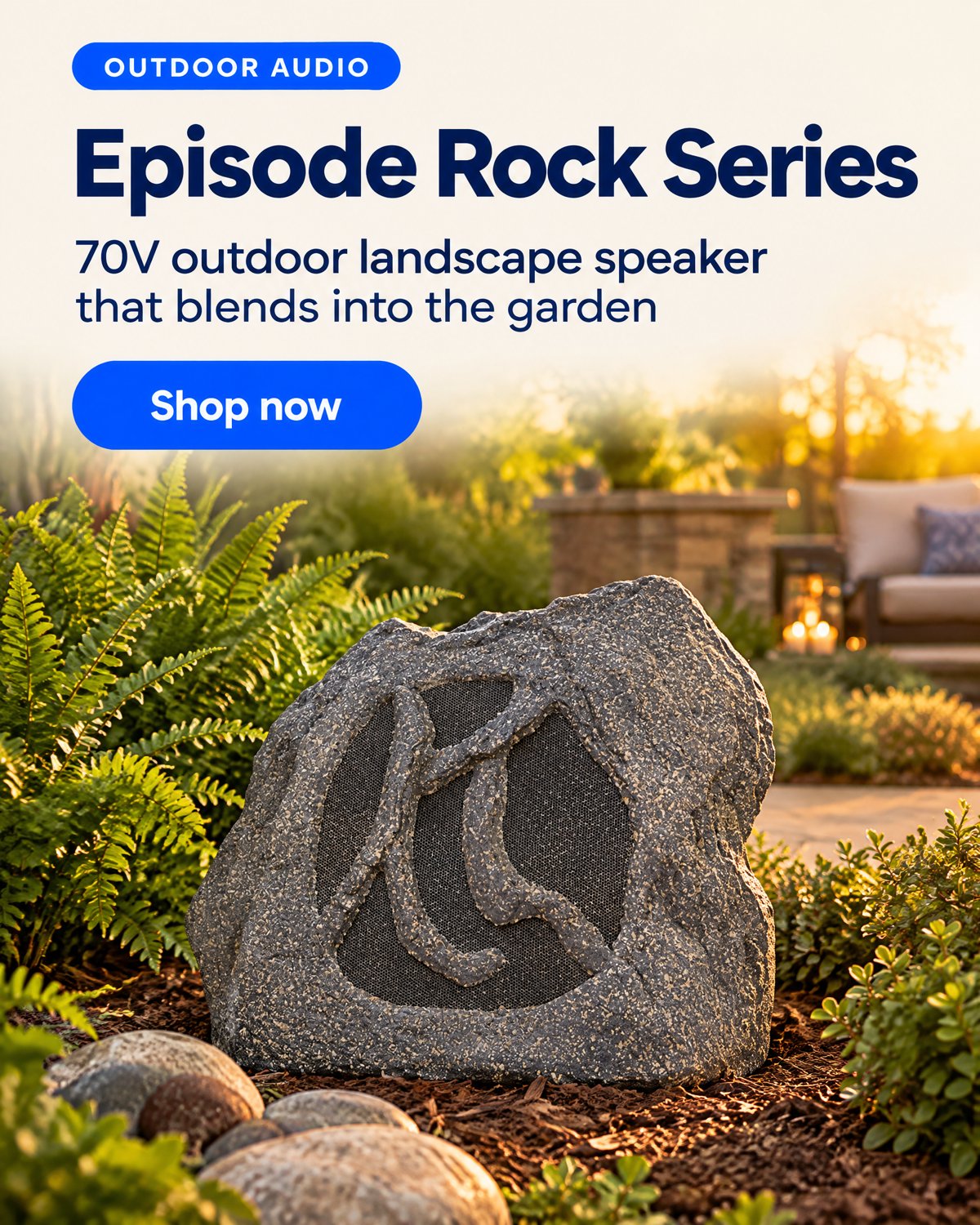 Episode Rock Series outdoor landscape speaker