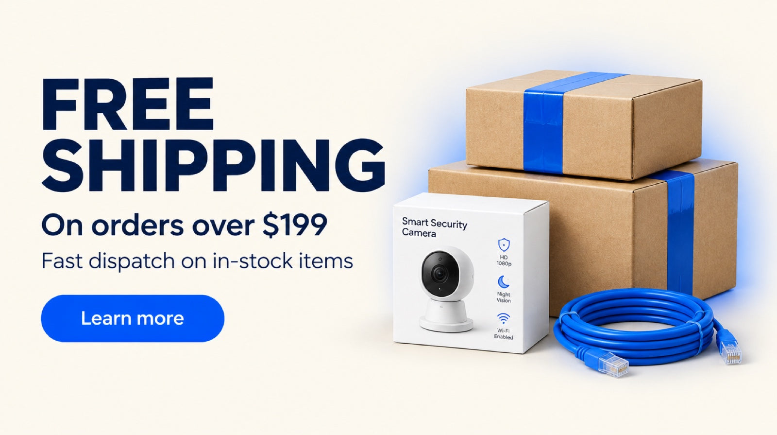 Free shipping on orders over $199