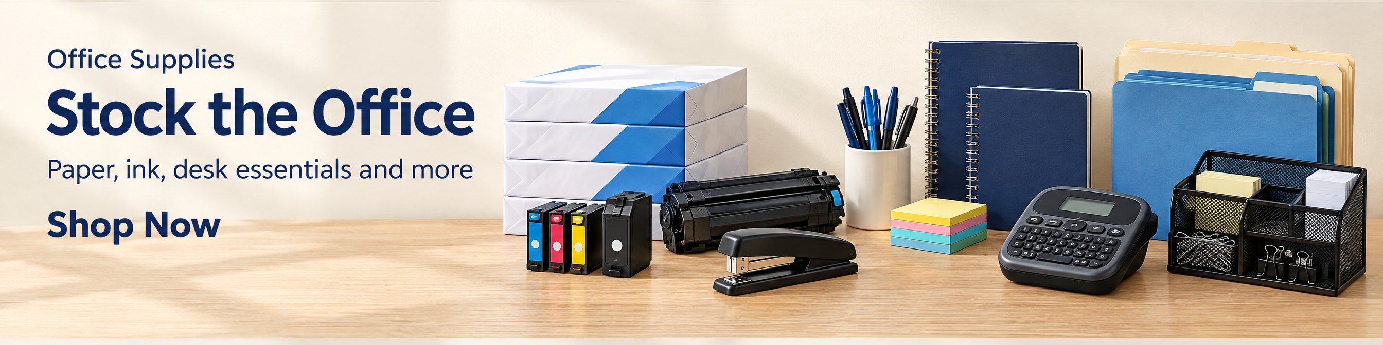 Office supplies: stock the office